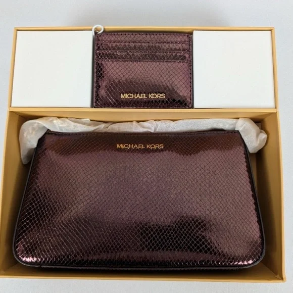 Michael Kors Oxblood Rouge Sombre Set - Picture 1 of 9
